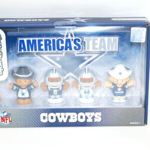Fisher Price Dallas Cowboys Little People Collectors Set NIB